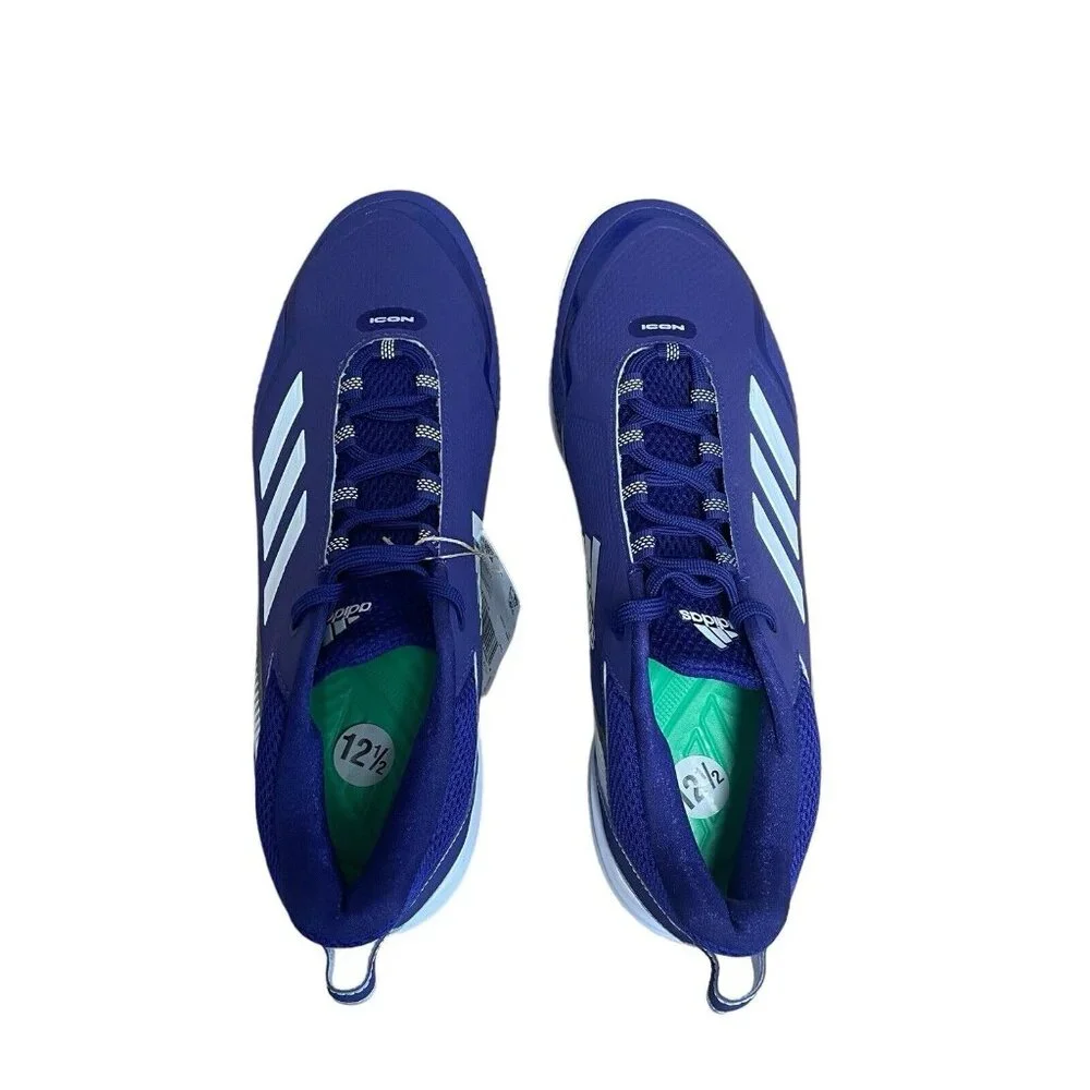 ADIDAS ICON 7 METAL BASEBALL CLEATS MENS SIZE 12.5 S23854 COLLEGIATE PURPLE NEW